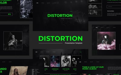 Distorsione - Modello Powerpoint musicale