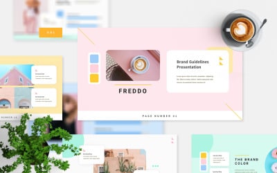 Freddo - Pastel Creative Google Slides