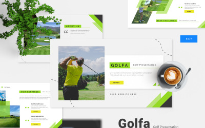 Golfa - Modèle de présentation de golf