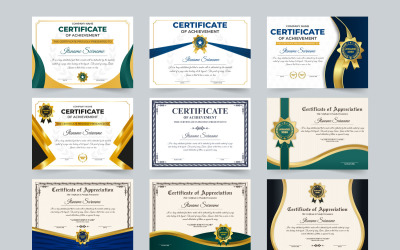 Eğitim ve ofis sertifika seti