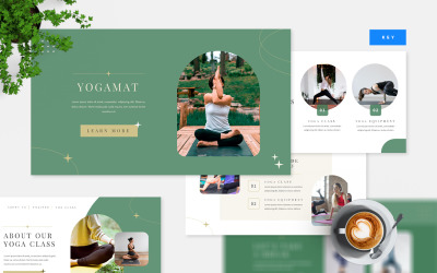 Yogamat – шаблон доповіді про йогу