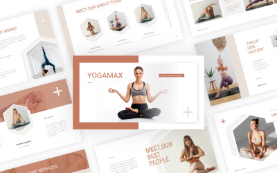 Yogamax - modelo de PowerPoint de ioga