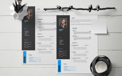 Prix le moins cher Modèle de CV moderne Modèle de CV Word