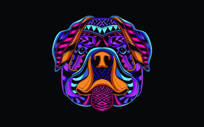 Redd Dana Art Mandala färgillustration
