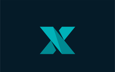 Xtreme - Letter X-logo sjabloon