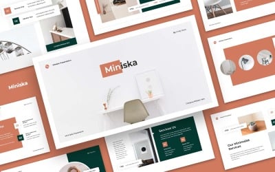 Miniska - Modello di Presentazioni Google pulito e minimalista