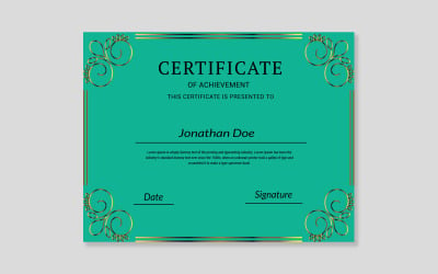 Professional Certificate template, college, diploma certificate template volume 08
