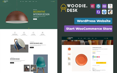 Woodie - Meubilair, woondecoratie en interieur WordPress-thema