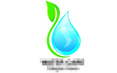 Cuidados com a água e armazenamento de água da chuva Logotipo