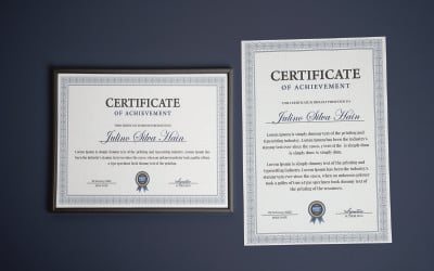 Дизайн шаблону сертифіката для професійної нагороди