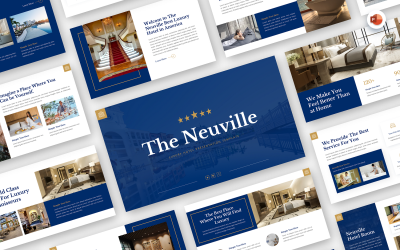 Le Neuville - Modèle PowerPoint d&amp;#39;hôtel de luxe