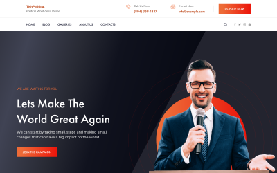TishPolitical - Politiek WordPress-thema