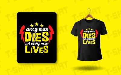 Typografia T-shirt SVG Print Ready Design