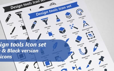 Design Tools Icon Set Template