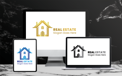 Real Estate Logo House šablona