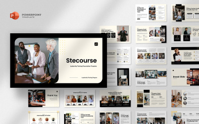 Šablona powerpointové prezentace školení vedení