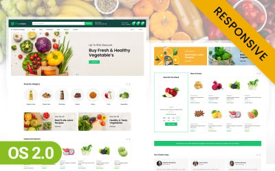 Artykuły spożywcze — sklep Super Market Shopify 2.0 Responsywny motyw