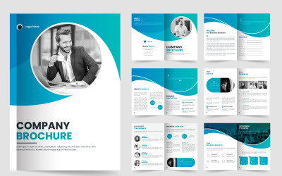 Brochure template design and company brochure template layout design