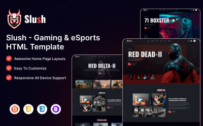 Slush - Gaming &amp;amp; eSports HTML5 Template