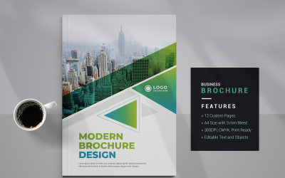 Business brochure template and 12 page brochure editable template.