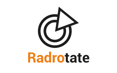 Diseño de logotipo simple y creativo de radar.