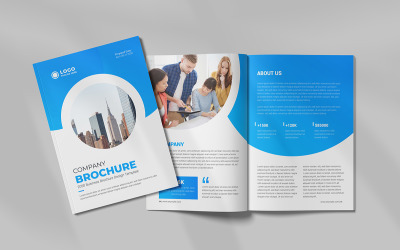 Modello di layout di brochure aziendale