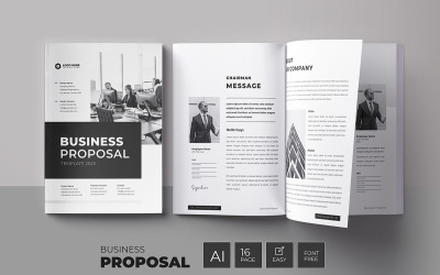 Modello di proposta di progetto professionale e moderno