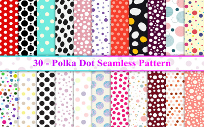 Polka Dot Seamless Pattern, Dot Seamless Pattern, Polka Dot Pattern, Abstrakt Seamless Pattern