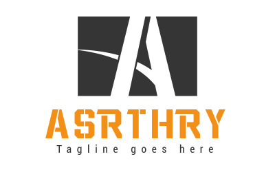 Design criativo do logotipo da letra A