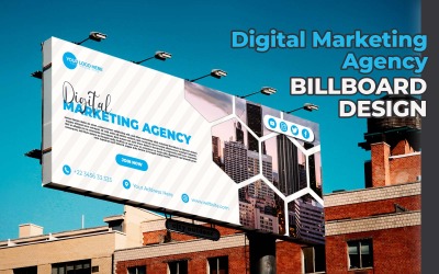 Digital Marketing Agency Projekt billboardu - Corporate Identity