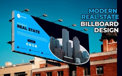 Modern Real State Billboard Tasarımı - Kurumsal Kimlik