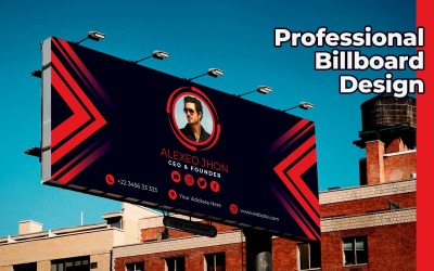 PDG et fondateur de Professional Billboard Design - Identité d&amp;#39;entreprise