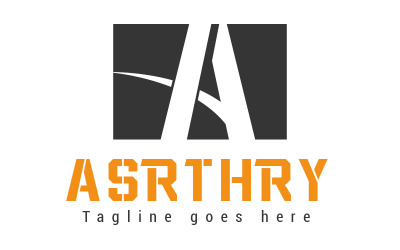 Yaratıcı A harfi logo tasarımı