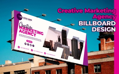 Creative Marketing Agency Billboard Design - Företagsidentitet