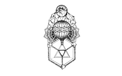 Kenneth Algernon Art Mandala Ilustrace