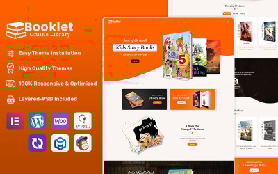 小册子 - 书店 WooCommerce 主题
