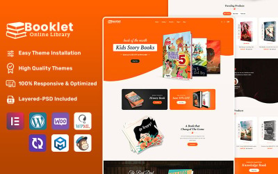小册子 - 书店 WooCommerce 主题