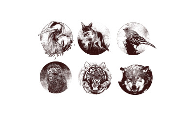 Conjunto de animales Vol.2 Ilustración