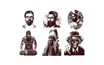 I ragazzi hanno impostato il vettore dell&amp;#39;illustrazione