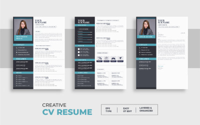 Creative CV/Resume Template with Cover Letter