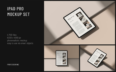 iPad Pro Ekran Maketi - Set 2