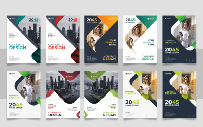 Corporate Book Cover-Design-Vorlage