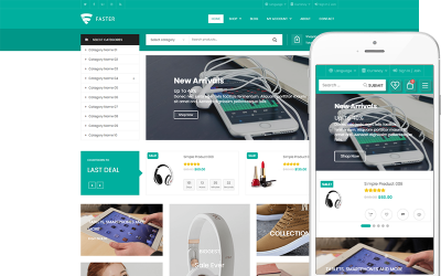 Faster - Thème polyvalent Thème WooCommerce