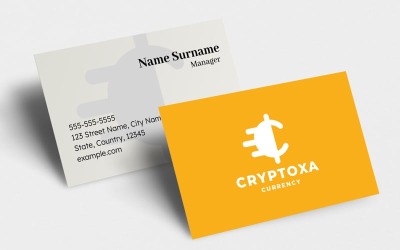 Modèle de logo Cryptoxa Letter C Pro