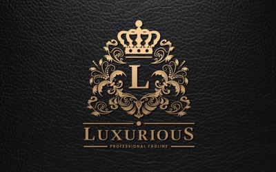 Luksusowy szablon Royal Pro Logo