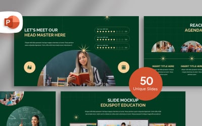 Modèle de présentation de l&amp;#39;éducation Eduspot