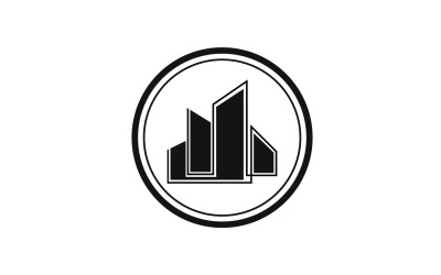 Casa edificio proprietà vendere logo vettoriale v23