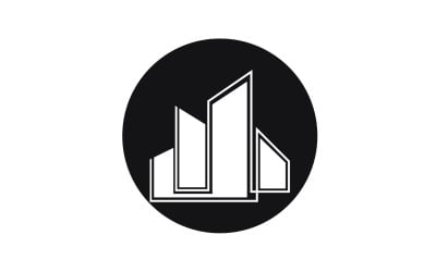 Domowa nieruchomość budowlana sprzedaje wektor logo v15