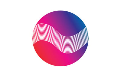 Sound wave equalizer music logo v15
