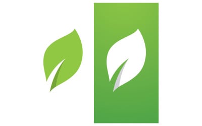 Eco hoja verde naturaleza fresca ir plantilla de diseño de logotipo de árbol verde v31